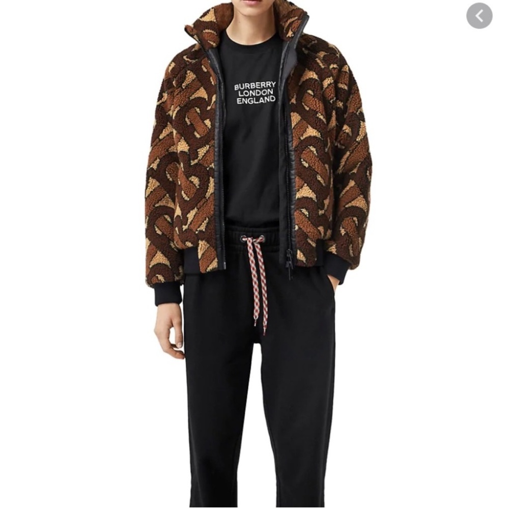 Burberry Mnogram Pattern Winter Jacket - image 1
